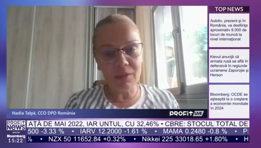 VIDEO PROFIT LIVE Nadia Talpă, CCO DPD România: Contextul geopolitic și economic din 2022 a determinat magazinele online să-și dorească să se extindă internațional. Nevoile de livrare sunt aceleași ca și pe teritoriul României