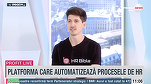 VIDEO Profit.ro TV Eugen Sfirlos, co-fondator HR Bible: 1-3 milioane de dolari ne-ar permite să scalăm și să intrăm mai puternic în piețe precum Australia, Canada și Statele Unite. Suntem în așteptarea verdictului. Urmează să fim integrați și în Google