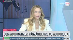 VIDEO Profit.ro Live TV – Loredana Qvist, co-fondatoare Salestools AI: La începutul anului viitor vom avea o nouă rundă de finanțare. Planul nostru este internaționalizarea, cu accent pe SUA și Marea Britanie