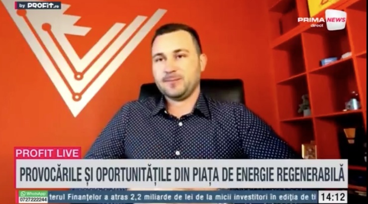 VIDEO Profit.ro Live TV – Levente Tóth, CEO Veltol Holding: Dorim să ne ducem în toată țara. Investim 3 milioane de euro într-un parc fotovoltaic în județul Mureș. Până în 2030, ținta este de 30 milioane euro cifră de afaceri
