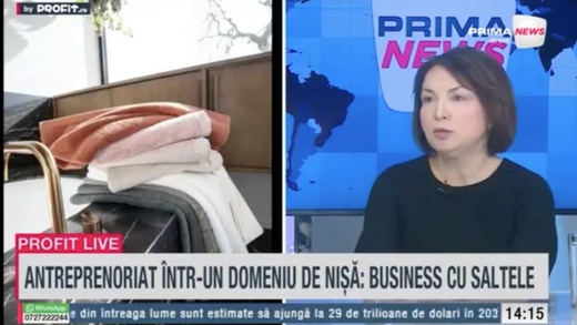 VIDEO Salteaua ca investiție. Marcela Moss, co-fondatoare Salterra: Blocarea consumului nu e o soluție. Dacă se va bloca masiv, toți vom avea de suferit. Anul acesta o să fie, după 2019, cel mai bun an al nostru - Profit.ro Live TV