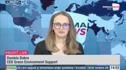 VIDEO Se complică legislația de mediu. Daniela Dobre, Green Environment Support: Antreprenorii nu-și dau seama că au și zona aceasta de raportări pe care sunt obligați să le facă și care atrag după sine sancțiuni usturătoare - Profit.ro Live TV