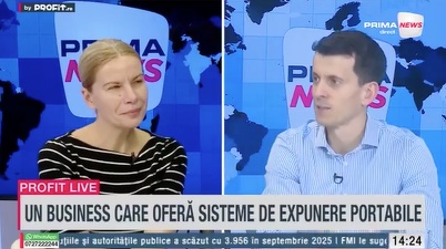 VIDEO Companiile nu mai vor expoziții mari, ci evenimente proprii. Victor Vișan, CEO FormTex: Avem circa 15% vânzare externă și țintim să ajungem la 50%. Vizăm Germania, dar este foarte dificil de penetrat - Profit.ro Live TV