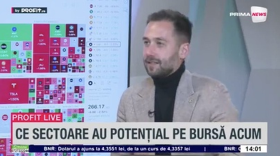 VIDEO În cazul unei escaladări a războiului, ne așteptăm la corecții de 25-35% pe burse. Alexandru Chirilă, CEO Profit Point: Bursele reacționează mixt. - Profit.ro Live TV Pastila Financiară