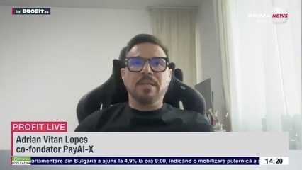 VIDEO Modul anti-halucinație. Adrian Vitan Lopes, co-fondator PayAI-X: Căutăm o rundă de finanțare între 200.000 și 500.000 de euro și vizǎm extinderea internațională - Profit.ro Live TV