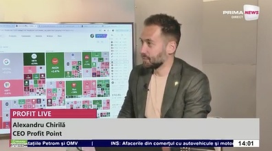 VIDEO Încă trăim sub același regim de incertitudine. Alexandru Chirilă, CEO Profit Point: Există posibilitatea în sesiunile următoare să avem o mișcare corectivă pe S&P - Profit.ro Live TV Pastila Financiară