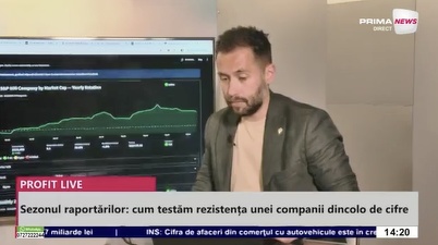 VIDEO Piața se îndrăgostește de astfel de companii. Alexandru Chirilă, CEO Profit Point: Două sectoare importante ies în față
- Profit.ro Live TV Pastila Financiară