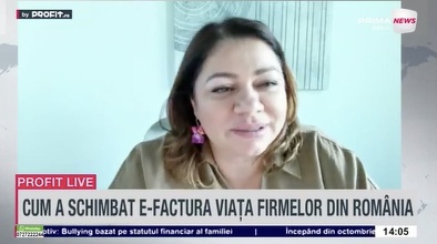 VIDEO Planuri pentru o nouǎ achiziție pe piața localǎ. Roxana Epure, CEO Symfonia NextUp: Căutăm producător de soft - Profit.ro Live TV