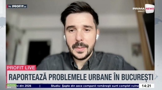VIDEO Puteți reclama statului problemele prin poză. Platformǎ pentru sesizări urbane. Marius Funie, fondator bucuresti.help: Nu trebuie să știi nimic administrativ. Totul este bazat pe o poză - Profit.ro Live TV