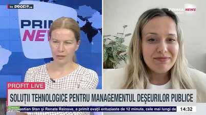VIDEO Startup care rezolvă problema sortării deșeurilor. Alexandra Chișiu, cofondatoare Nicelium: Este aproape un blue ocean această zonă. Tehnologia este posibilă, dar nu există încă soluții pe piață, la scară largă. Sper ca în viitor să reușim să intră