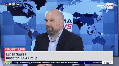 VIDEO Brandul propriu crește. Eugen Saulea, fondator ESSA Group: Companiile care sunt mărci consacrate scad. Rugăm partenerii să nu ia decizii emoționale, să nu umble la bugete, pentru că vom veni cu soluții - Profit.ro Live TV
