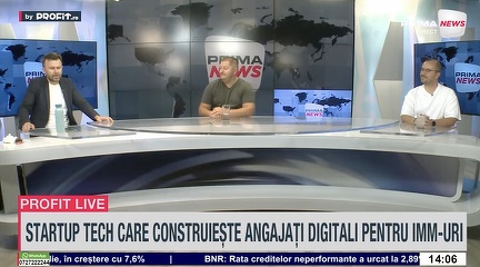 VIDEO Platformǎ de „forță de muncă digitală". Bogdan Putinică, Outcome1.AI: Vrem sǎ fim o companie europeană / Alex Balint, Outcome1.AI: Ne apropiem de o versiune alfa a ceea ce se cheamă AGI - Profit.ro Live TV