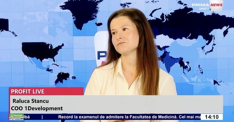 VIDEO Italia, Franța, Londra, Germania și Danemarca ca modele pentru dezvoltări imobiliare. Raluca Stancu, COO 1Development: Până la finalul anului vom veni cu un nou proiect din zona rezidențială sau din zona de retail - Profit.ro Live TV