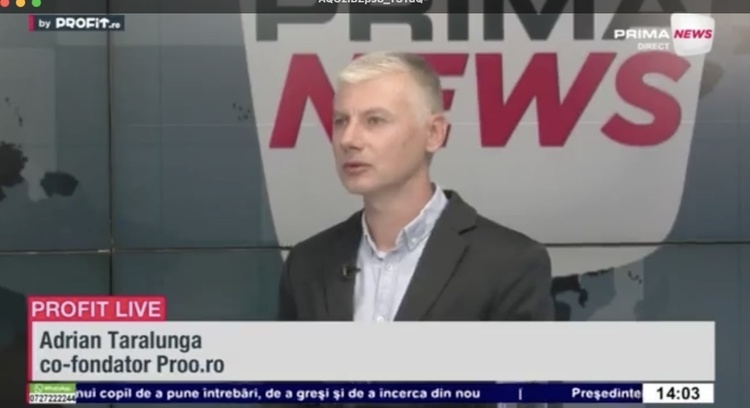 VIDEO Platformǎ pentru digitalizarea clinicilor medicale. Iustin Costea, Proo.ro: Ne gândim la o finanțare de 200.000 de euro pentru scalarea produsului / Adrian Taralunga, Proo.ro: Ideal ar fi să găsim un angel investor care deja are know-how, succes și este dispus să investească într-un nou startup - Profit.ro Live TV