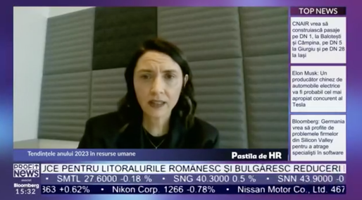 Pastila de HR - Irina Mînzală, director resurse umane EY România: Să te duci cu plăcere la muncă, să fii implicat în proiecte unde simți că ai o contribuție, să te simți respectat