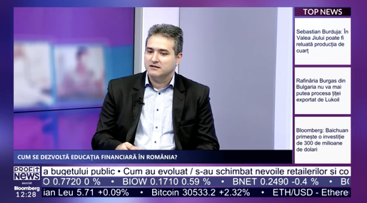PROFIT NEWS TV Educație cu Profit – Ovidiu George Dumitrescu, director adjunct Investimental: La început e bine să începi cu instrumentele mai simple, mai diversificate. Nu credem în tunuri