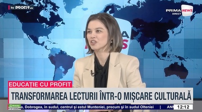 VIDEO De la un grup pe Facebook la brand cultural. Roxana Brănișteanu, fondatoarea iCarte, iParte: Am început cu o recenzie săptămânală, acum sunt 30.000 de membri în grup. Fără oameni nu aș fi făcut nimic! – Profit.ro TV Educație cu Profit