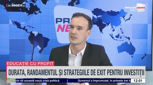 VIDEO O investiție a unui fond de private equity e ca o căsătorie. David Masculic, Morphosis Capital: Pentru fiecare investiție analizăm aproximativ 300 de companii. Golden standard este să multiplicăm banii de 3 ori în 5 ani - Profit.ro Live TV Educație cu Profit