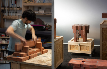Casalux.ro - Un atelier francez face mobilier de lux din cărămizi vechi