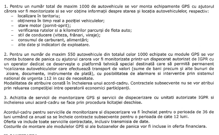 DOCUMENT Vodafone câștigă parcul auto al Poștei Române