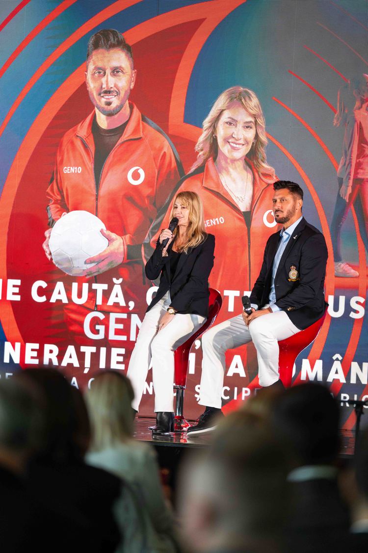 Vodafone lansează GEN10 și caută următoarea generație de campioni a României alături de Nadia Comăneci și Ciprian Marica