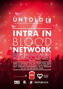 Organizatorii Untold oferă reduceri şi bilete gratuite celor care donează sânge 
