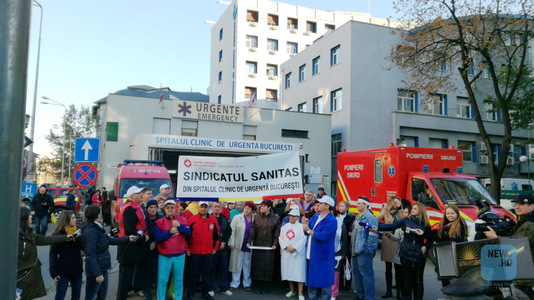 Federaţia Sanitas: Aproximativ 82.000 de angajaţi din sistemul sanitar sunt în grevă generală