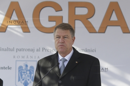 Iohannis: Este momentul ca, prin voinţă politică, agricultura să devină o prioritate reală a României