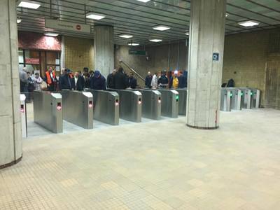 Lucrările de modernizare a instalaţiilor de control acces la cinci staţii de metrou, finalizate la o parte din intrări; de miercuri vizate celelalte puncte de acces în staţii