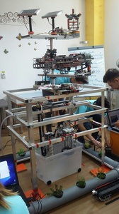 Galaţi: Patru elevi de liceu au realizat un robot care permite creşterea şi îngrijirea sturionilor 
