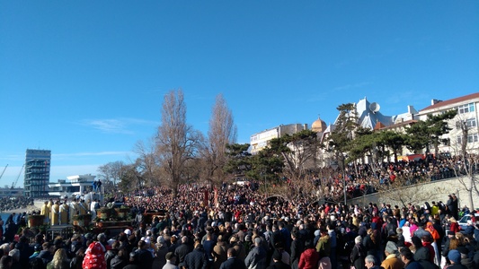 Peste 10.000 de credincioşi au participat la Slujba de Bobotează de la Constanţa