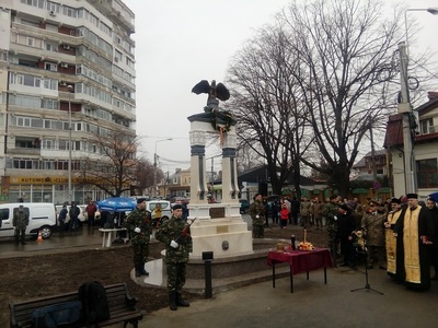Monument dedicat apărătorilor oraşului Galaţi din 1918, inaugurat de autorităţile locale  