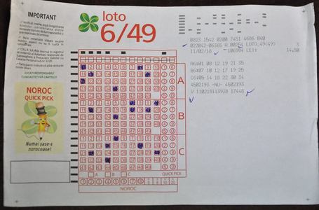 Premiul cel mare la Loto 6/49 a fost revendicat; câştigătorul este un bărbat de 60 de ani care a ales întâmplător numerele