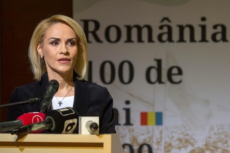 Gabriela Firea, hashtag cu primul vers din imnul României socialiste în mesajul de Ziua Drapelului