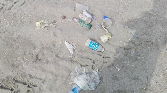ONG Mare Nostrum: Cele mai murdare sectoare de plajă - Constanţa, Eforie şi Mamaia; cele mai curate - Corbu şi Vama Veche - FOTO