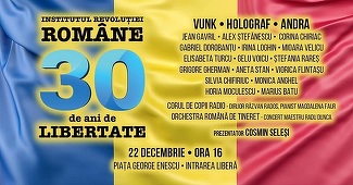 UPDATE - Mai multe grupuri civice contestă concertul organizat de Institutul Revoluţiei Române pe 22 decembrie: O jignire adusă memoriei eroilor martiri ai Revoluţiei/ Silvia Chifiriuc afirmă că organizatorii au anulat evenimentul