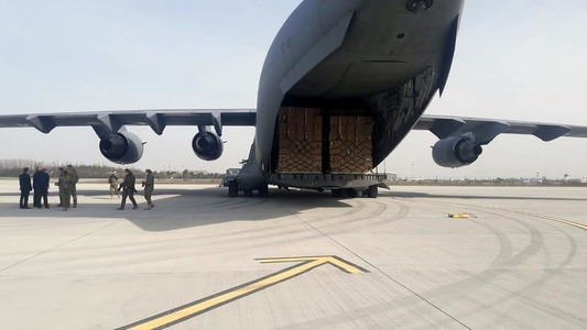 Al doilea transport de echipamente medicale din Coreea de Sud a ajuns la Bucureşti - VIDEO