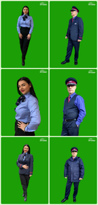 CFR Călători introduce noi uniforme pentru personal, în culorile bleumarin, bleu şi vişiniu/ Noile ţinute, purtate din 11 ianuarie - FOTO