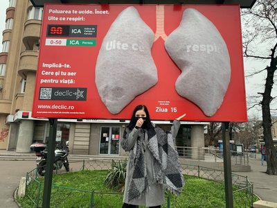 Eveniment al Comunităţii Declic pentru a atrage atenţia asupra poluării din Bucureşti 