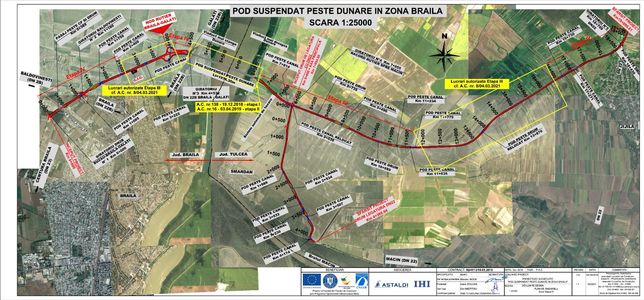Cătălin Drulă: A fost emisă autorizaţia de construire pentru ultimii 15 km de drumuri de legătură cu Podul de la Brăila/ Avem promisiunea constructorului că podul nu va rămâne "muzeu"