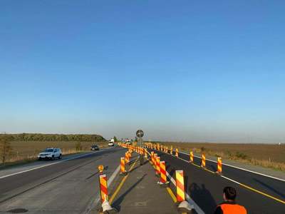 CNAIR anunţă că se reiau lucrările de reparaţii pe Autostrada Soarelui / Restricţii de circulaţie până la finalul lunii noiembrie  