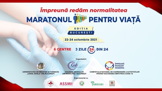 Asociaţia de Dezvoltare Intercomunitară pentru Transport Public Bucureşti - Ilfov prelungeşte pe timpul nopţii orarul a 14 linii, pentru accesul publicului la Maratonul Vaccinării 