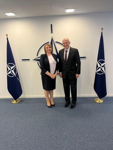 Secretar de stat din MApN, vizită la cartierul general al NATO: E importantă asigurarea unei agende substanţiale a Summit-ului de la Vilnius în avansarea şi consolidarea obiectivelor privind adaptarea posturii colective de descurajare şi apărare