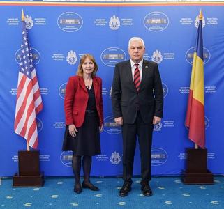Ministrul Apărării s-a întâlnit cu ambasadorul SUA la Bucureşti, în cadrul discuţiilor fiind subliniată importanţa Mării Negre pentru securitatea euro-atlantică, în contextul războiului din Ucraina