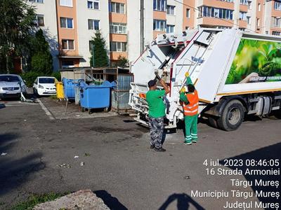 Criza gunoaielor din Târgu Mureş, în curs de soluţionare / Noul operator de salubritate anunţă că 90% din deşeurile de pe străzi vor fi ridicate până miercuri

