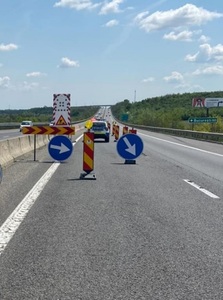 Restricţii de circulaţie pe autostrada A1, în Timiş, din cauza unor lucrări de reparaţie a carosabilului