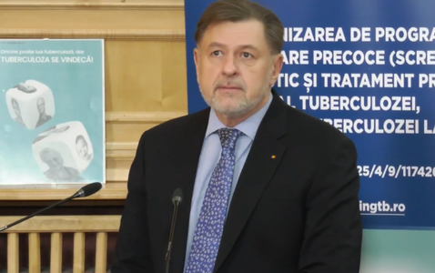 Alexandru Rafila: Ministerul Sănătăţii are responsabilitatea, pârghiile şi instrumentele prin care să încerce să reducă incidenţa tuberculozei în România, mai ales a incidenţei tuberculozei multidrog rezistente
