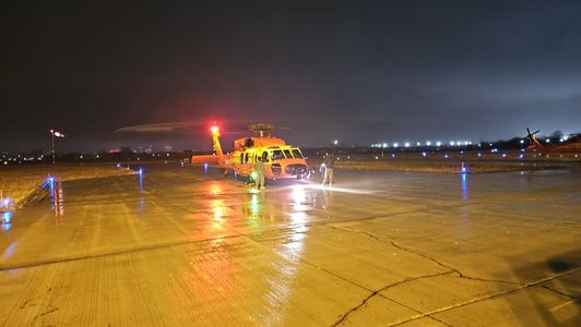 Al cincilea elicopter Black Hawk destinat intervenţiilor în situaţii de urgenţă a ajuns la baza Inspectoratului General pentru Aviaţie