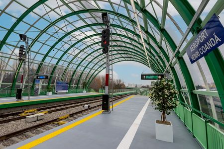 Circulaţia feroviară spre şi dinspre Aeroportul ”Henri Coandă”, închisă între 9 şi 11 aprilie, în prima parte a zilei