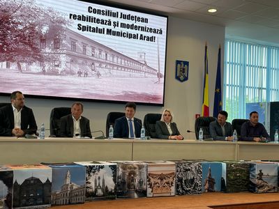 Preşedintele Consiliului Judeţean Arad a semnat contractul pentru reabilitarea fostului Spital Municipal Arad / Investiţie de peste 33 de milioane de lei